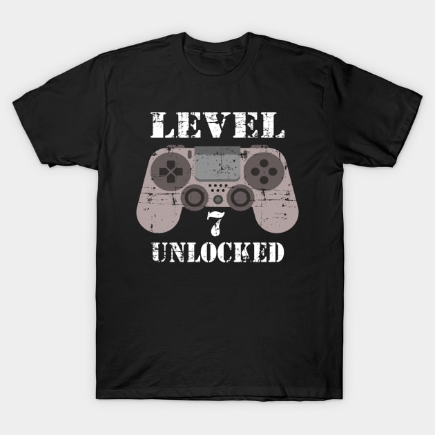 Level 7 Unlocked T-Shirt by RW